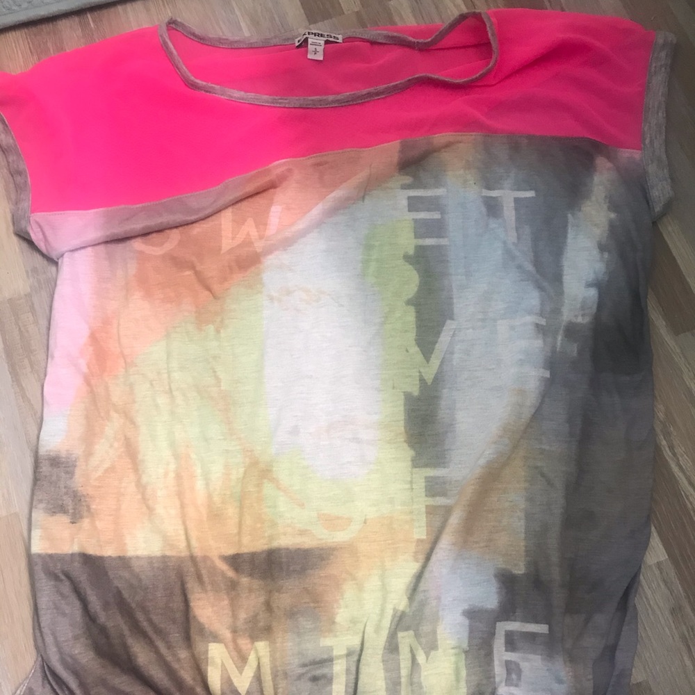 Express size small graphic shirt